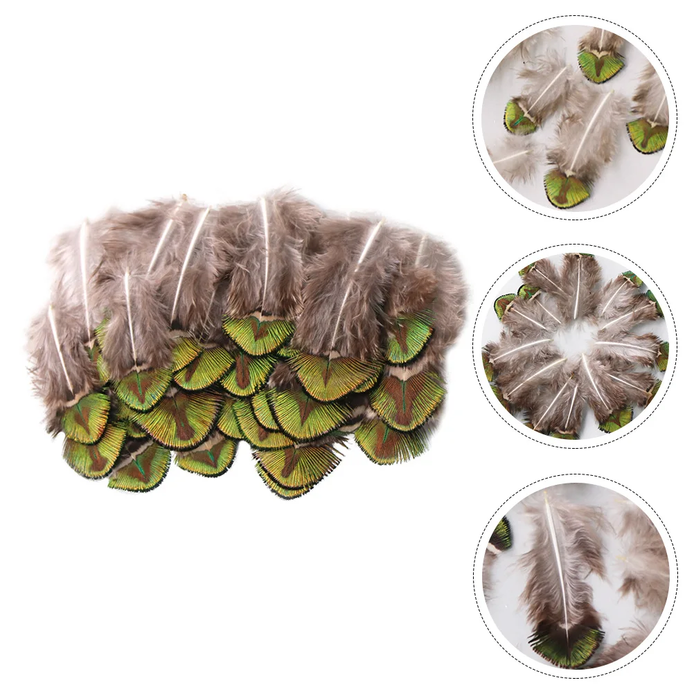 

100pcs Peacocks Decoration Diy Crafts Natural Accessories For Wedding Party Clothing Ornament Decorative