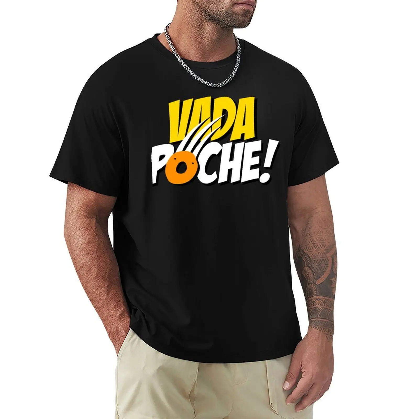 Vada poche Vadivelu tamil tshirt T-Shirt Functional Casual Short Sleeve Tee