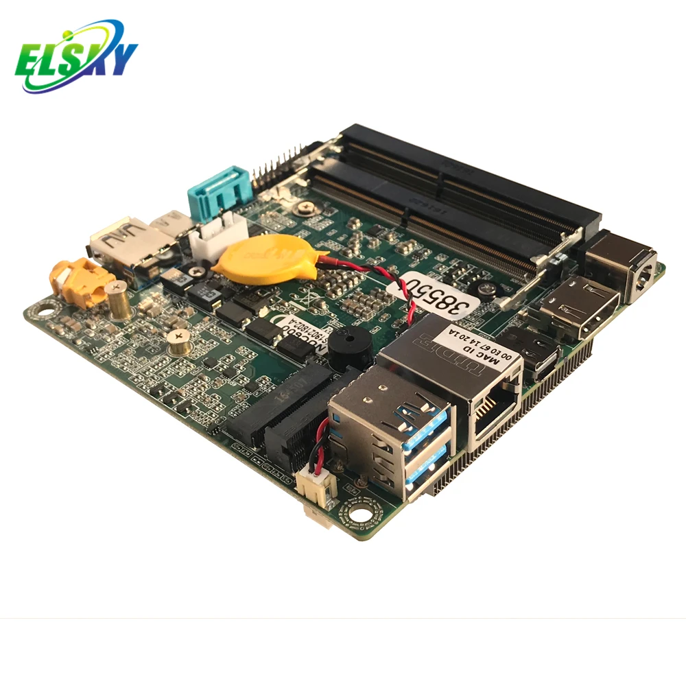 ELSKY NUC700 Integrated in CPU chip nuc pc Core i7 motherboard Mini Board HD Graphics 620 M.2 256GB DDR4 32GBRAM support 4K