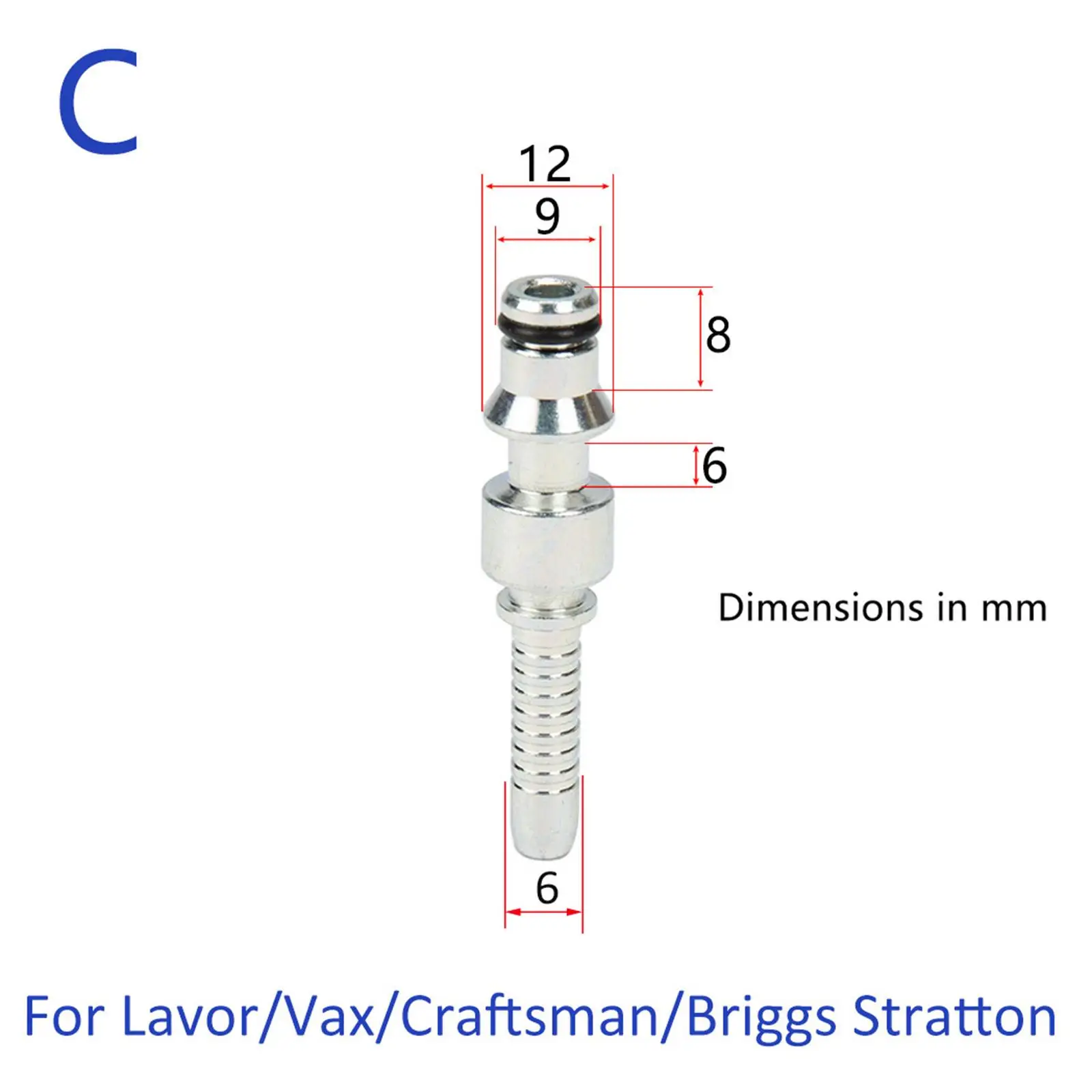 Washer Adapter Kit Fittings Hose Repair Kit Hose Connector for Vax Watering Machine