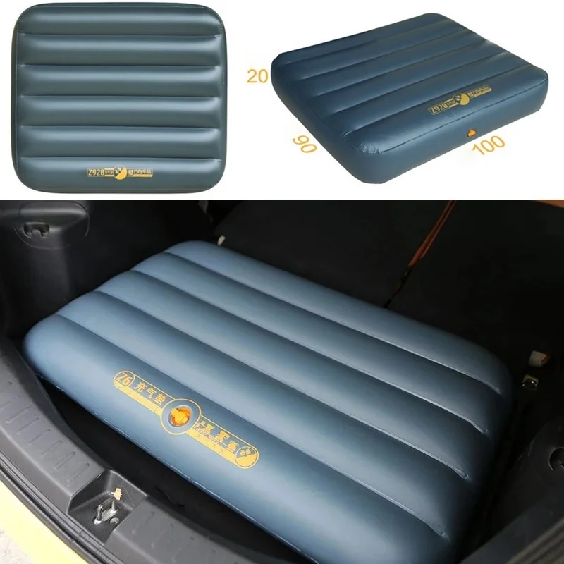 Car Mattress Inflatable Vehicle Supplies Leveling Travel Accessories Car Trunk Mattress Vehicle Air Mats Inflatable Bed