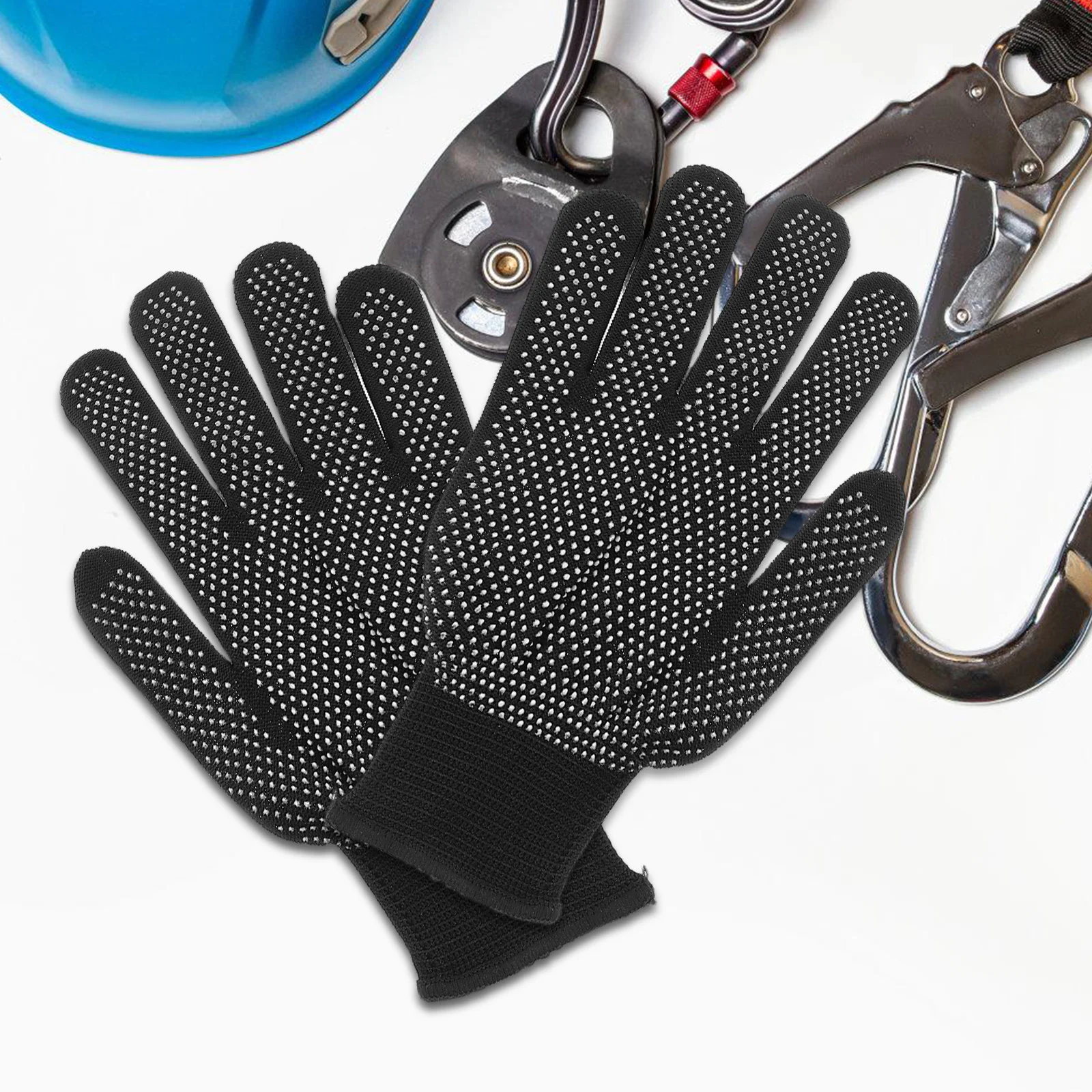 3pcs Outdoor Gloves Wear-Resistant Lightweight Anti-Slip Silicone Grip Nylon For Cycling Hiking Climbing Breathable