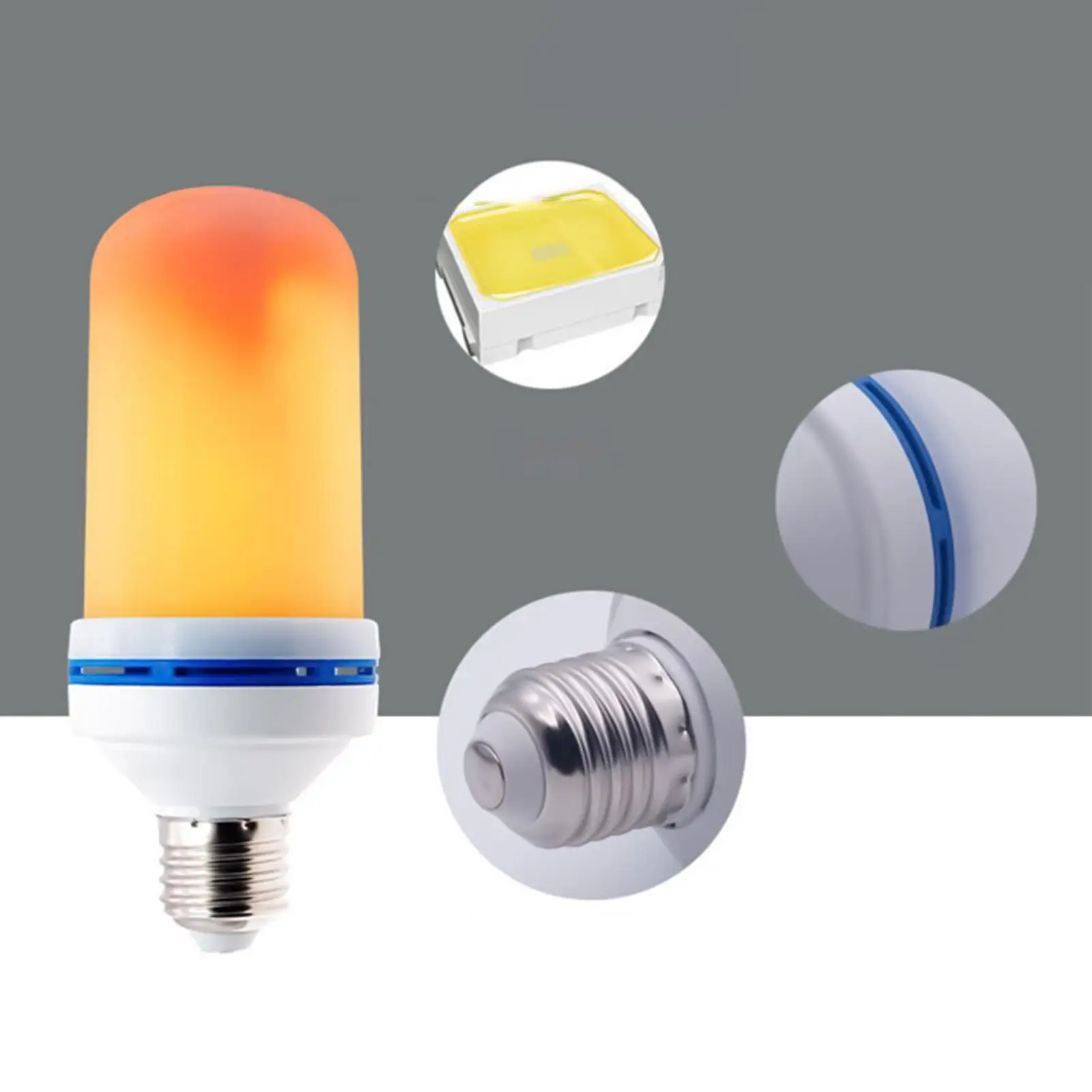 

LED Flame Light Bulb Fire Bulb Decorative Lamp For Outdoor Home Restaurant Wedding Living Room Christmas Porch Patio Bedroom