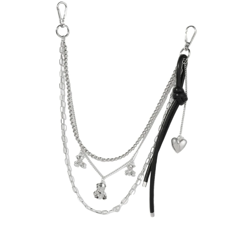 Harajuku Wallet Chain Pocket Chain Belt Chain for Dancers Punk Chain Unisex image 5