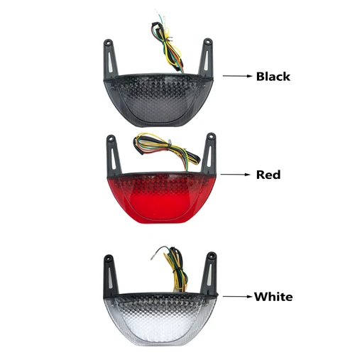 Imagen 2 del producto Para Honda CBR600RR CBR 600 RR 2007 2008 2009 2010 2011 2012 luz trasera freno señal de giro luz trasera LED integrada