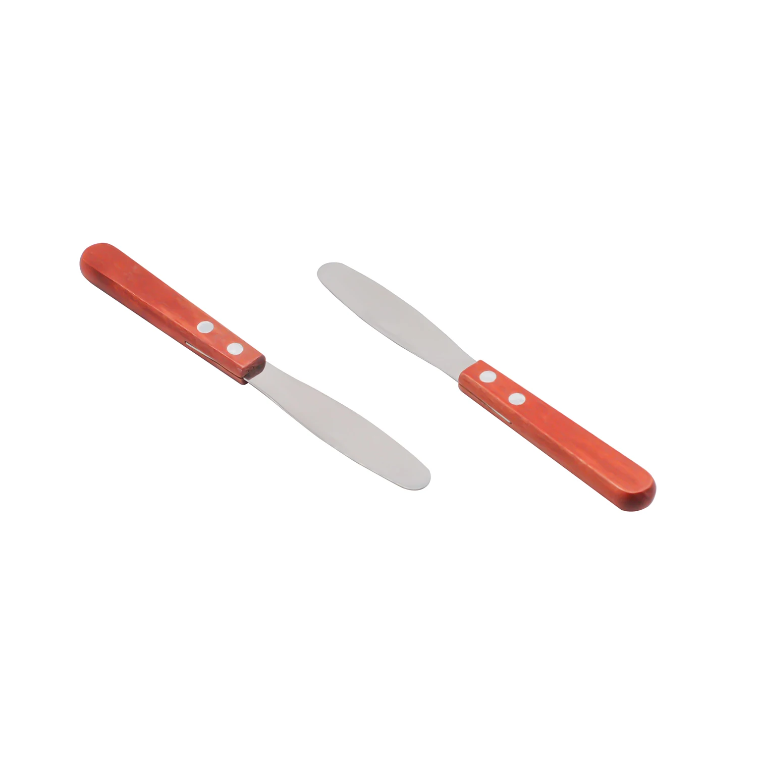 2 個の歯科用ステンレス鋼アルギン酸塩混合スパチュラ、木製ハンドル付きワックスナイフ、歯科材料とツール