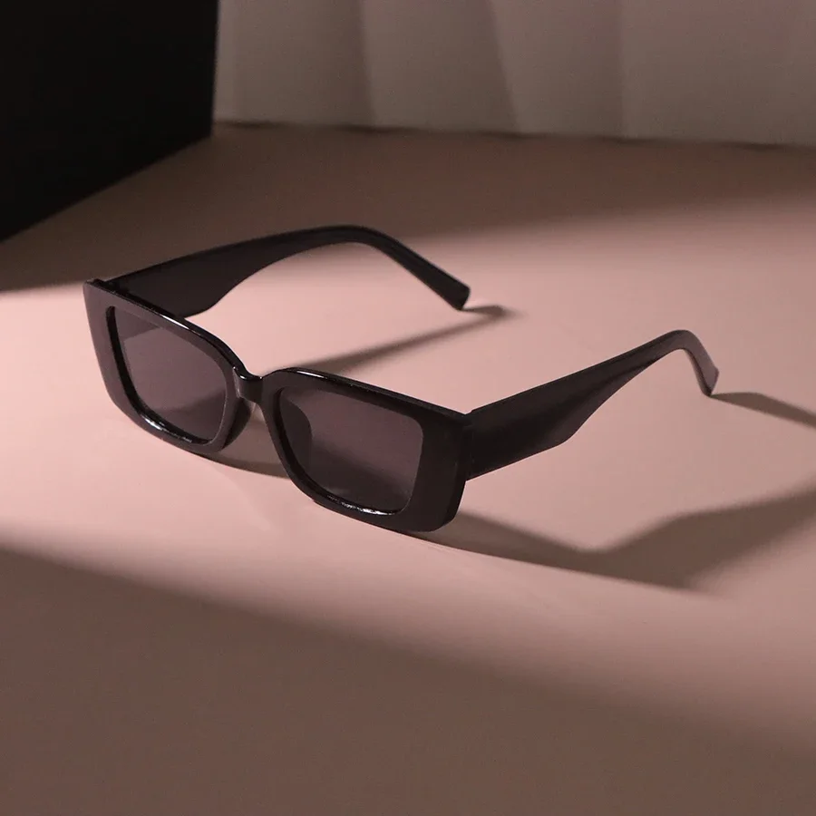 Square Vintage Sunglasses Women Men Rectangle Retro Sun Glasses Female Male Mirror Travel Punk Outdoor Shades Oculos De Sol