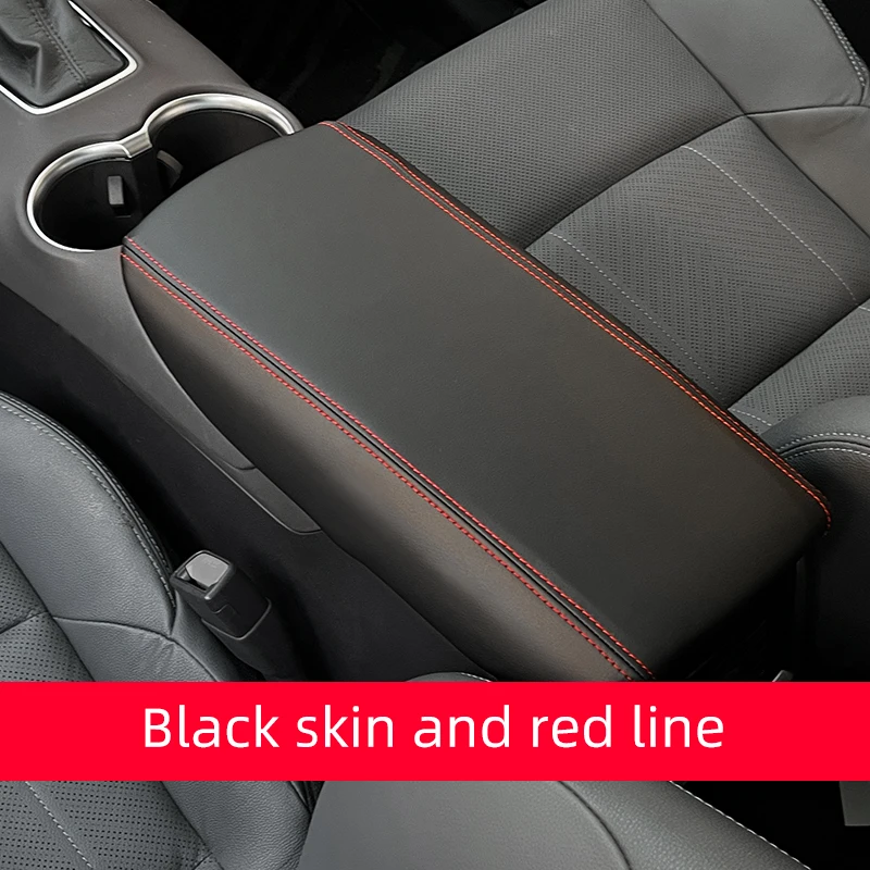 For Toyota HARRIER Accessories VENZA 2021 2022 2023 Car Interior Accessories Central Control Armrest Box Protective Leather Pad