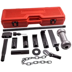 13pcs Heavy Duty 10Lb Slide Hammer Dent Puller Kit Car Auto Bodyshop Repair Tool