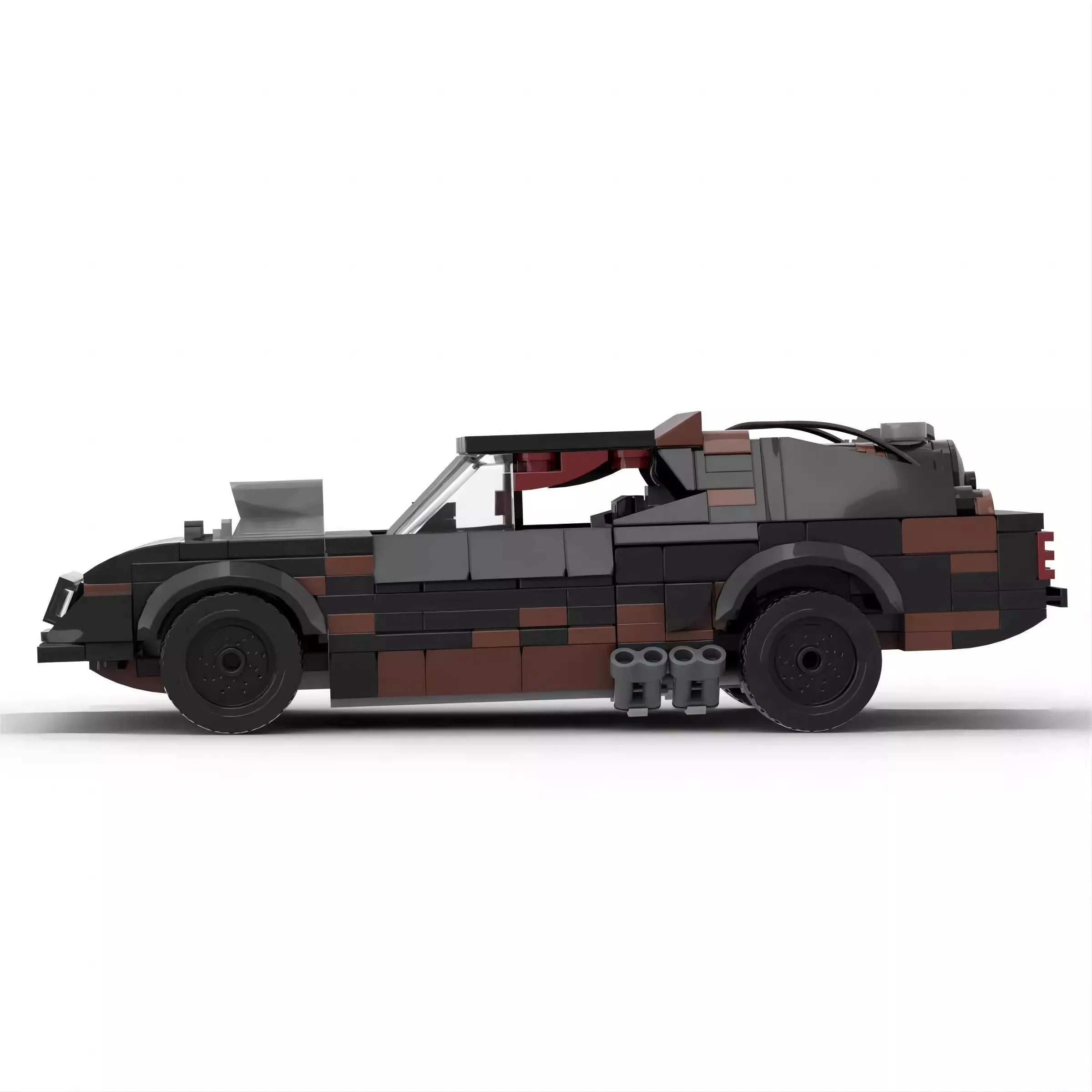 Bricklink MOC Movie Mad Max V8 Interceptor Muscle Car Vehicles Technical Car Speed Champions Building Blocks Toys Christmas Gift