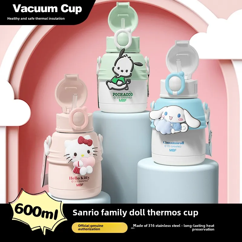 

Изолированная чашка 316, детская чашка для воды Sanrio School, специальная изолированная чашка для мальчиков и девочек