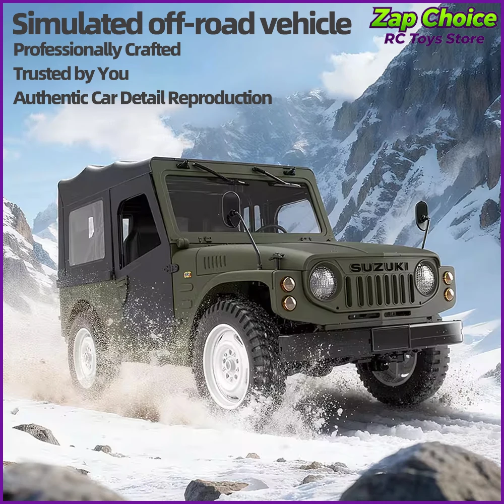 

WPL C84 1/10 Scale 4WD RC Rock Crawler 370 Motor Electric Off-Road Climbing Car 2.4G Remote Control Simulation Vehicle Toy Gift