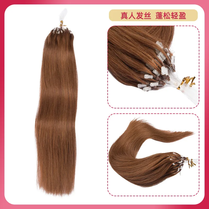 wig full real hair fishing line hair white hair extension, invisible high range