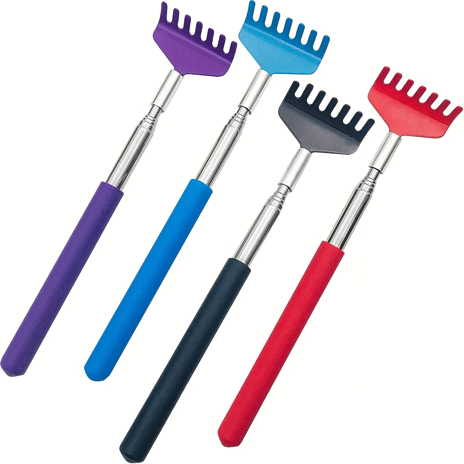 

Blue and black available, with a handle, extendable metal back massager - an adult massage tool, perfect for Thanksgiving.