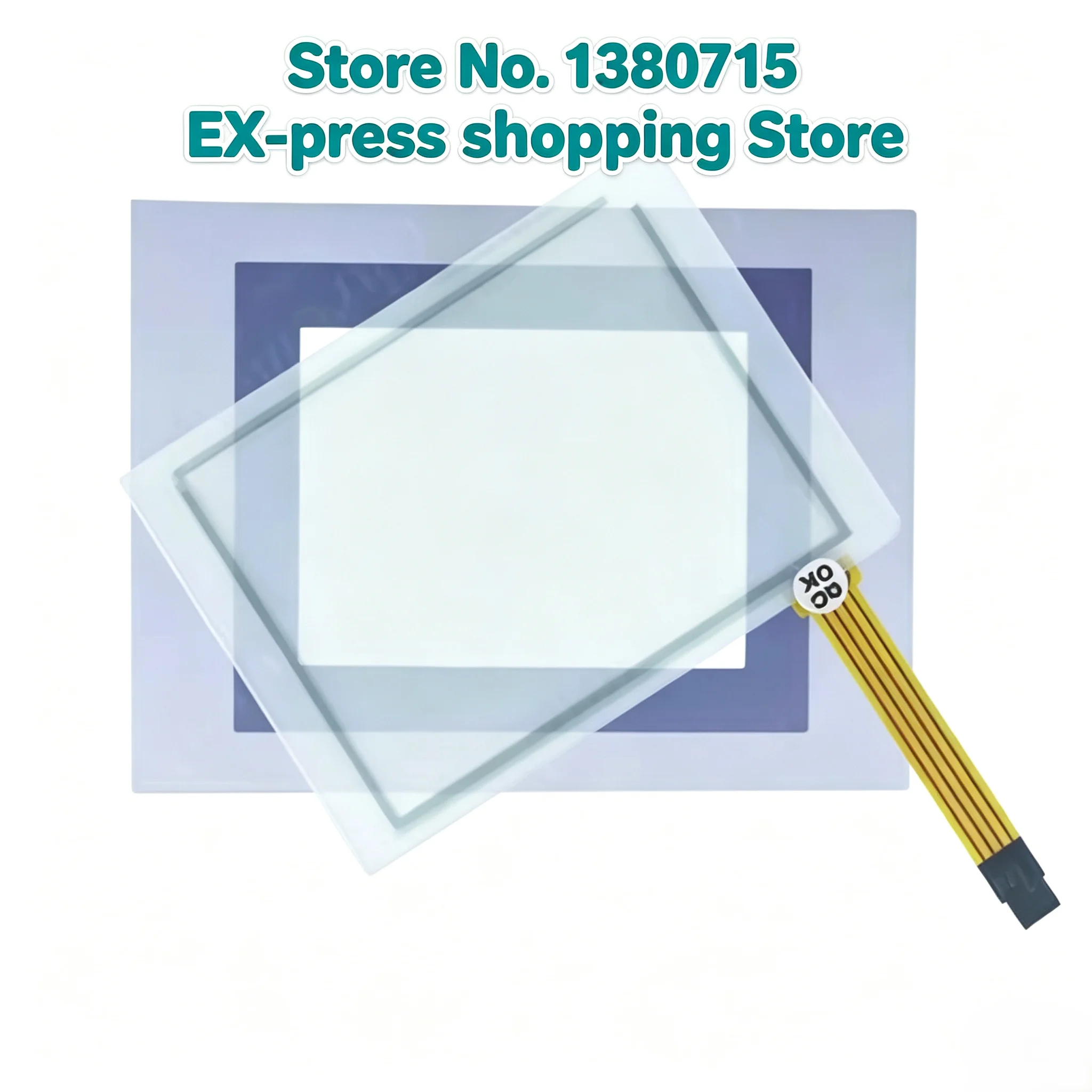 Touch Screen Digitizer Spare Part For ESA VT505W0000 Control Panel With Surface Protective Film