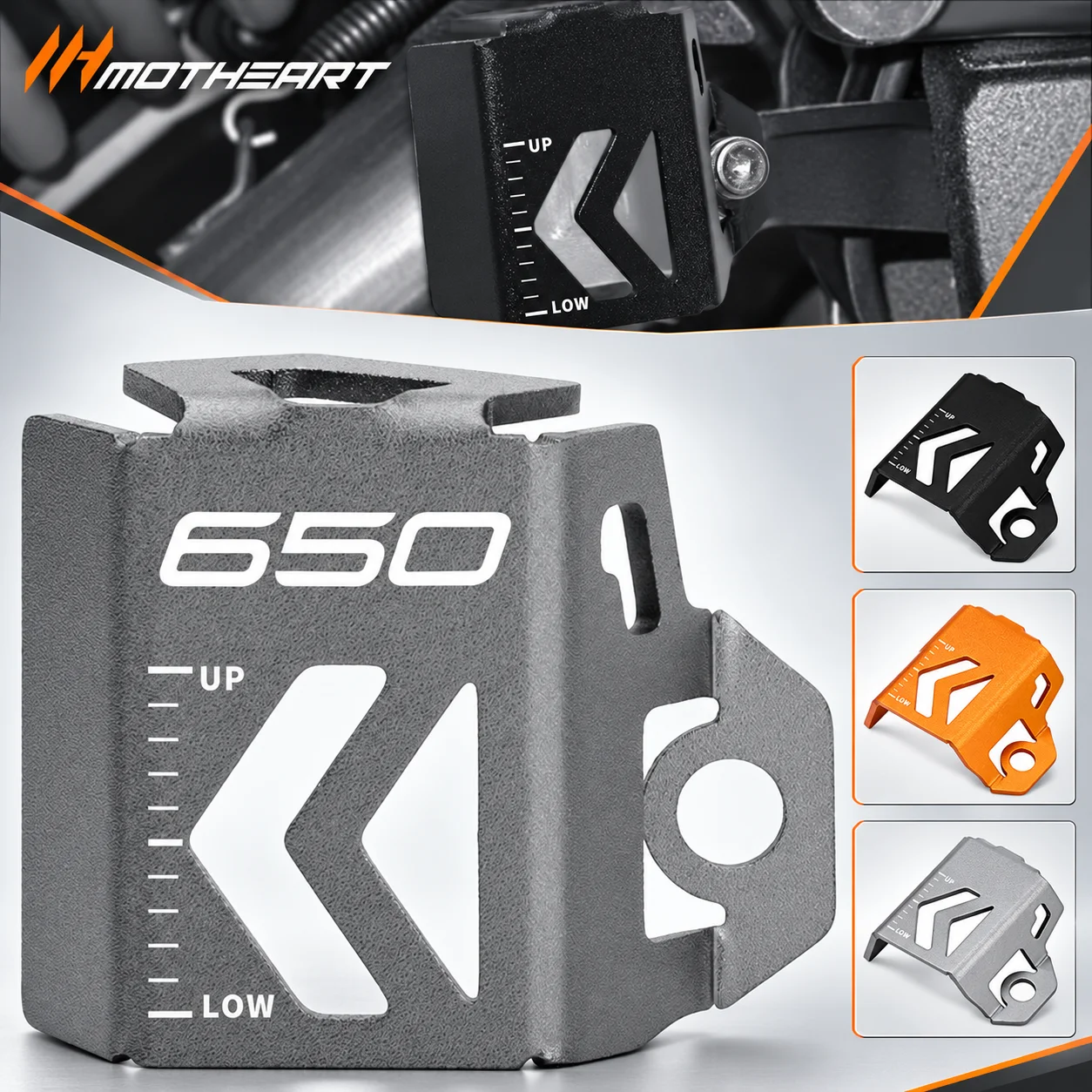 Motorcycle Rear Brake Pump Shield For BMW F650GS G650GS Brake Fluid Reservoir Protector Durable Replacement Accessories
