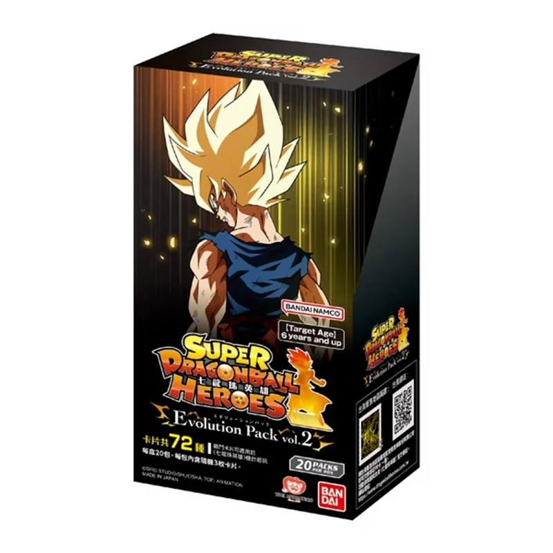 반다이 슈퍼 드래곤 볼 히어로즈 셀렉션 팩 Vol.3 EX TCG 일본 애니메이션 게임 컬렉션 카드 빠른 배송