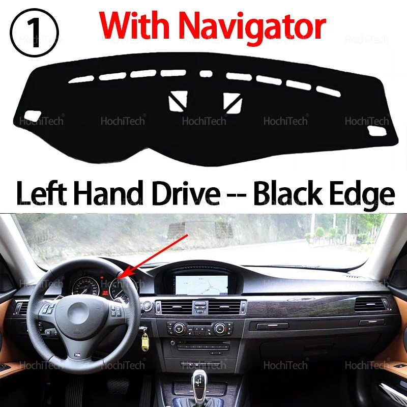 Armaturenbrett-Abdeckung, rutschfeste Matte, Schutzpolster, Auto-Sonnenschutz, Teppich, Armaturenbrett-Abdeckung für BMW 3er E90 E91 E92 E93 2006–2011 – Detail 11