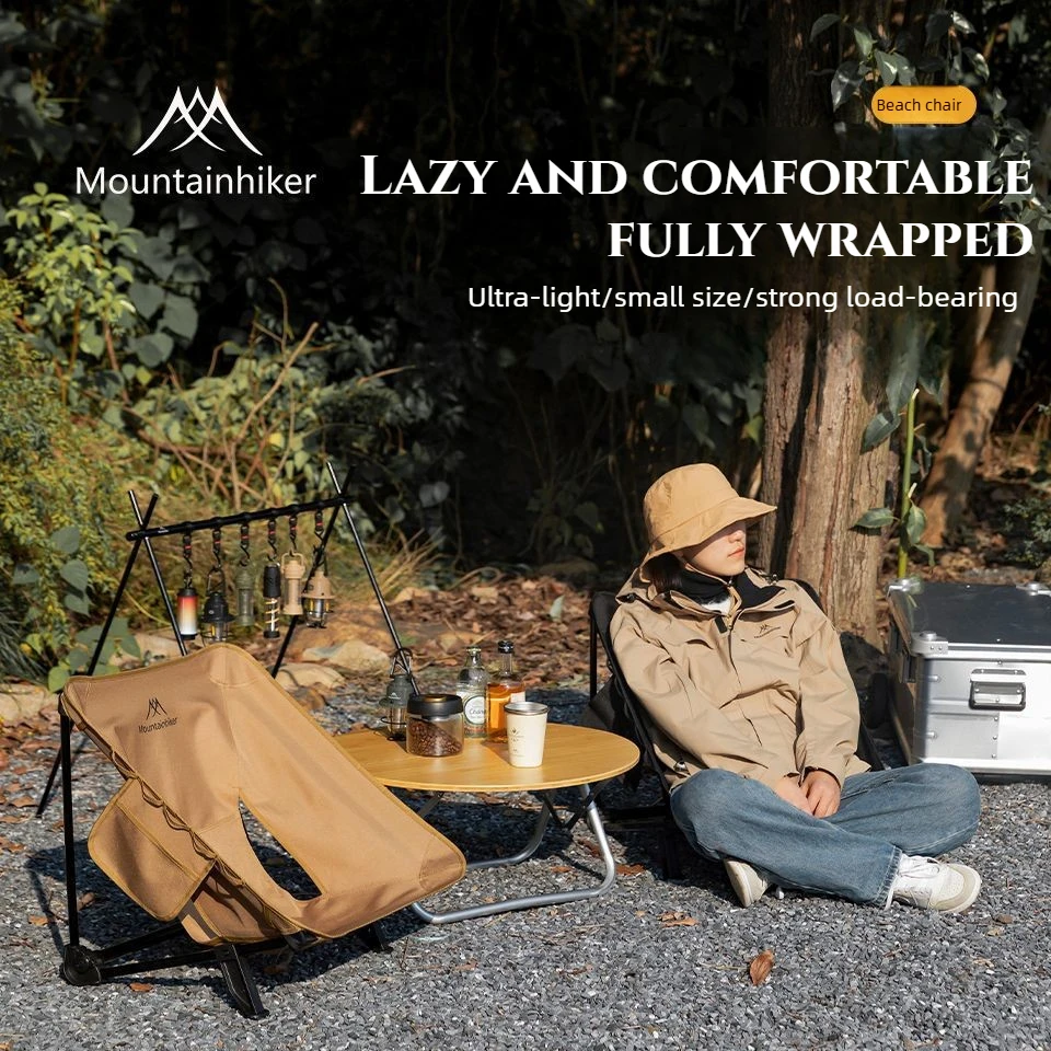 

Складное кресло MOUNTAINHIKER для кемпинга и пляжа, портативное, регулируемое, из алюминиевого сплава, ультралегкое, из ткани Оксфорд, для автопутешествий