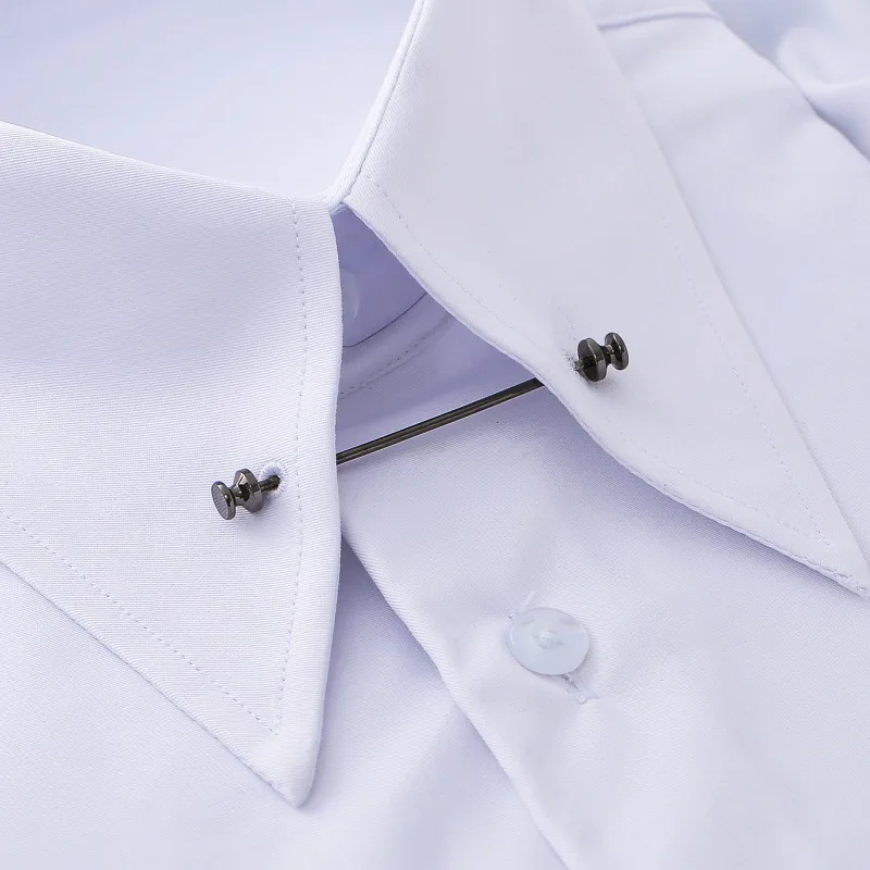 الراقية الرجال طوق إبرة دوامة مشبك للرجال قميص الحد الأدنى هدايا الزفاف هدية رجل الأصفاد الموضة #3