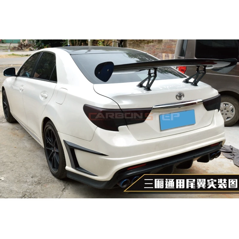 Universal Car-Styling Carbon Fiber Rear Trunk Spoiler GT Wing for Toyota Mark X Reiz universal Sedan Spoiler