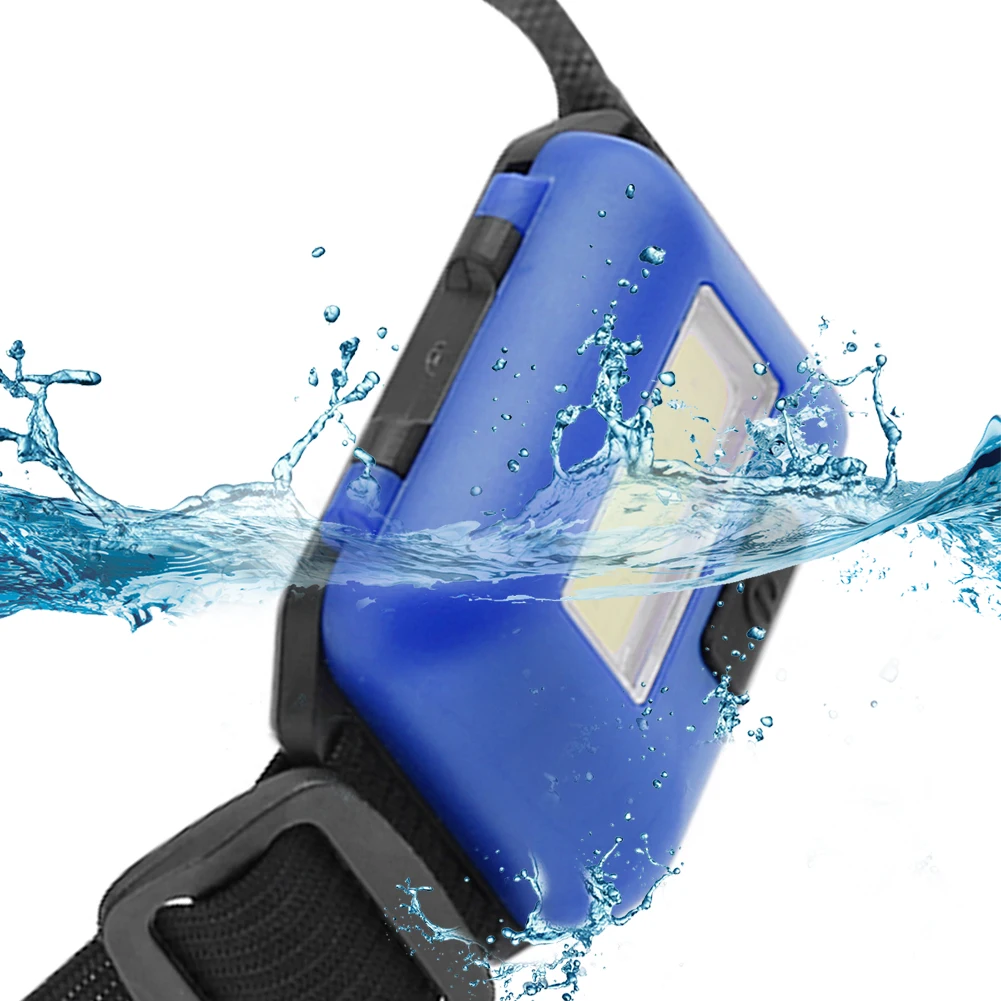 1-10 pçs ao ar livre mini iluminação led ímã farol de acampamento ciclismo caminhadas pesca lanterna cabeça tocha luz equipamentos de acampamento
