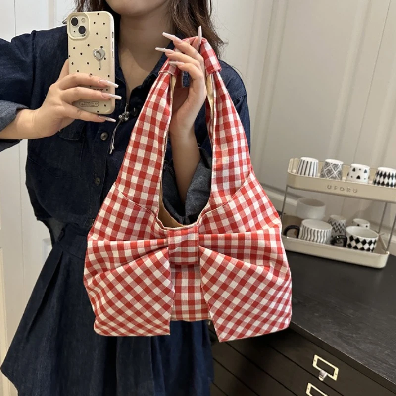 bolsa-de-ombro-xadrez-chique-com-laco-grande-bolsa-de-axila-bolsa-sacola-de-lona-para-mulheres-bolsa-casual-para-passeio