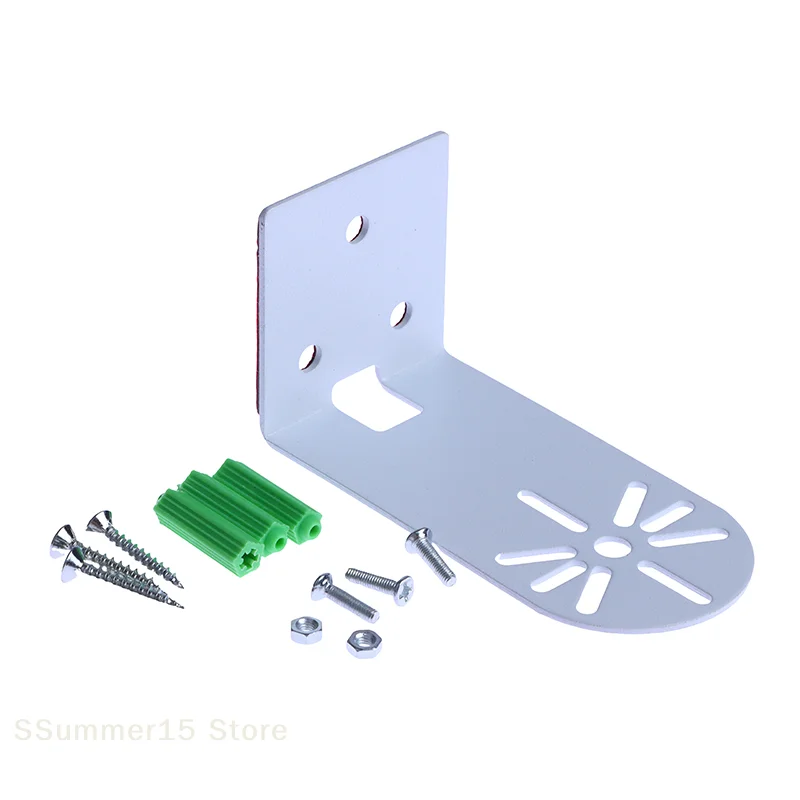 【R】 1 support mural en fer en forme de L sans clouage avec base adhésive pour caméra de surveillance version PTZ