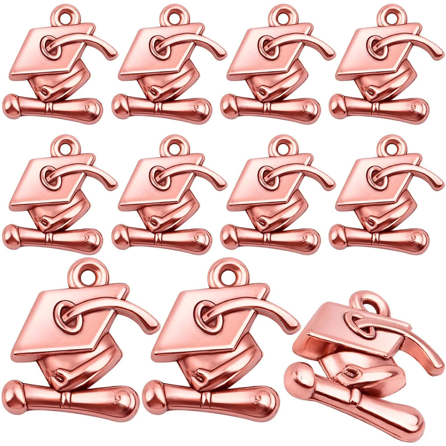 

70 шт. подвесок-шармов в виде выпускных колпаков из сплава, подвески-шармы для выпускников с дипломом, выпускные шармы для самостоятельного изготовления ожерелий