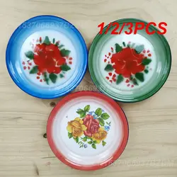 1/2/3PCS 30/36/40cm Fruit Plates Ancient Chinese Aristocratic Tea Tray Household Fruit Tray Pure Handicraft Enamel Stainless