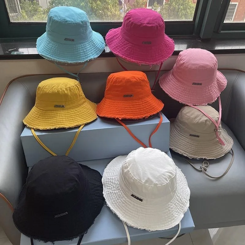 

Quality Cotton Fisherman Hat Panama Cap for Men Women Fashion Solid Folding Bucket Hat Unisex Sunscreen Beach Hat Dropship