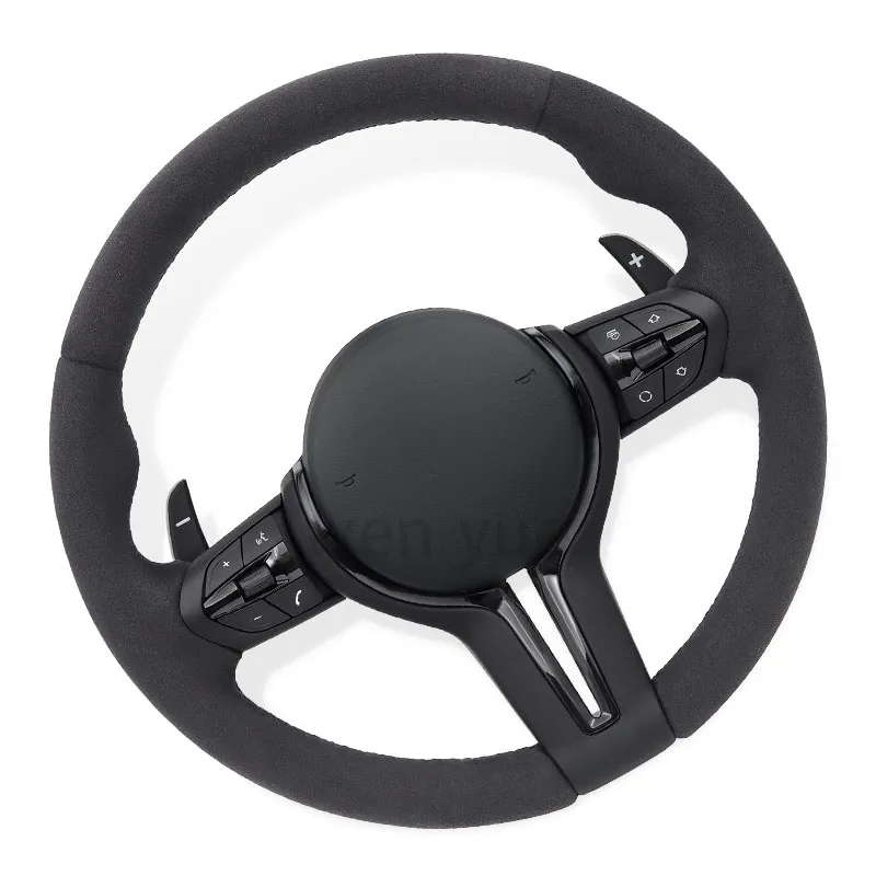 Customized Suede Black Car Steering Wheel For BMW F20 F21 F22 F23 F30 F31 F34 F34 F35 F32 F33 F36 F10F F11 F12 F18 F13