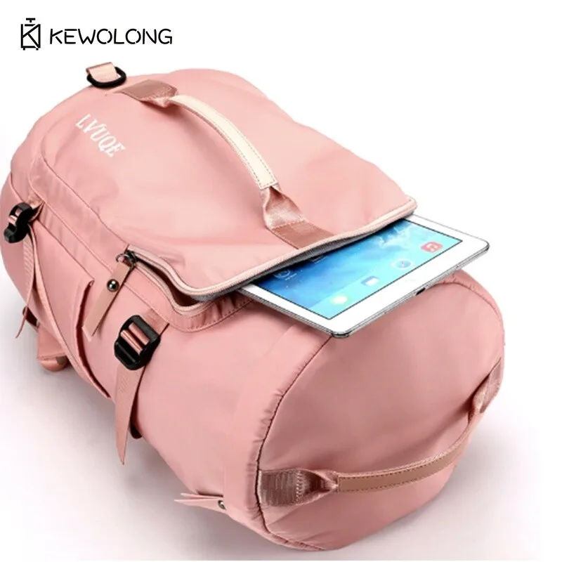 

Waterproof Swimming Gym Backpack Yoga Sports Bag for Travel with Crossbody Strap, Short Trip Hiking Duffel Bag