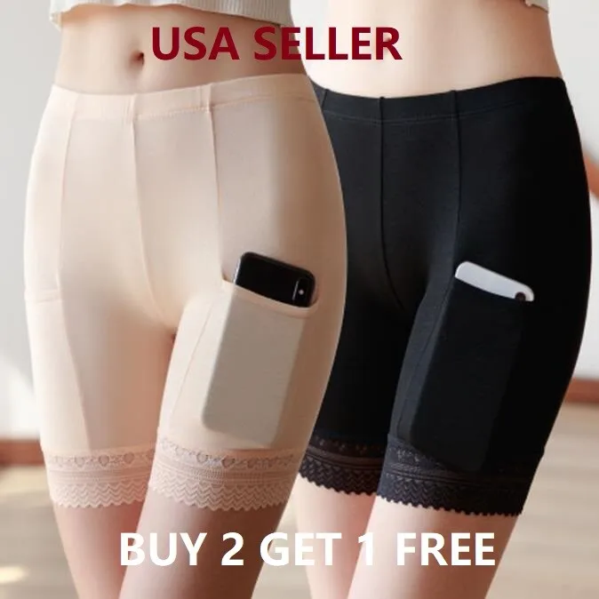 

Женские эластичные защитные шорты с карманом, бесшовные леггинсы, брюки, юбка, платье