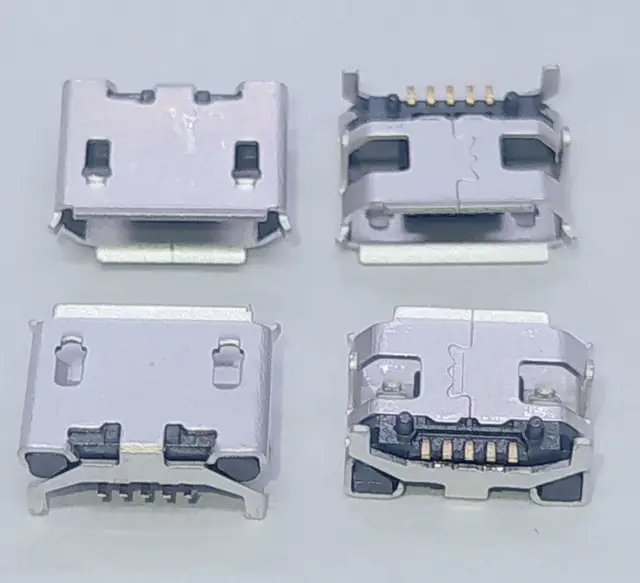 10-100szt Micro USB Mini 5pin 7.2mm jack Ox horn Cztery nogi gniazdo płytka krótka igła Gniazdo żeńskie Do JBL Flip2 Flip 2 Alcatel