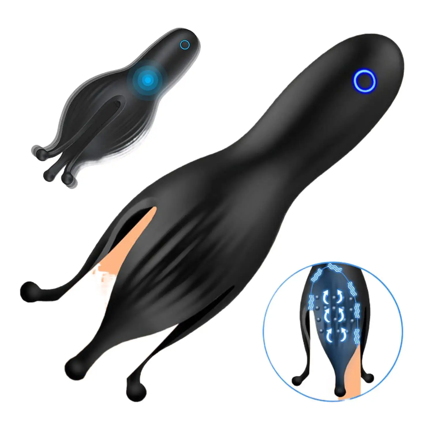 

Electric Glans Penis Exercise Delay Trainer Male Sex Toy Penis Enlargement Erection Masturbator for Man Penis Exerciser