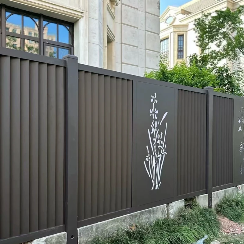 

Easy Installation Wpc Garden Fence Alloy Privacy Aluminium Slat Fencing for Farm and Sport for Outdoor Spaces