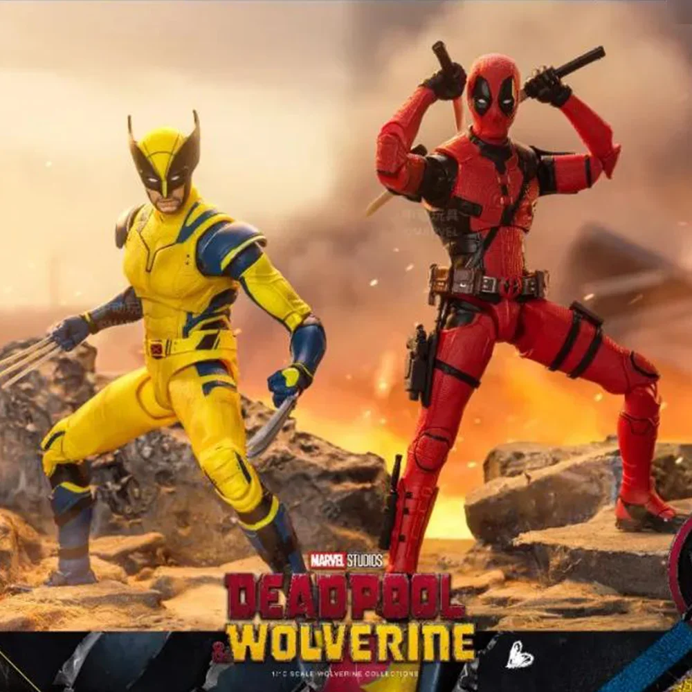 Zdtoys หุ่นมาร์เวลฟิกเกอร์ Deadpool & Wolverine แอคชั่นโมเดลของเล่นอนิเมะตั้งโต๊ะของขวัญวันเกิด