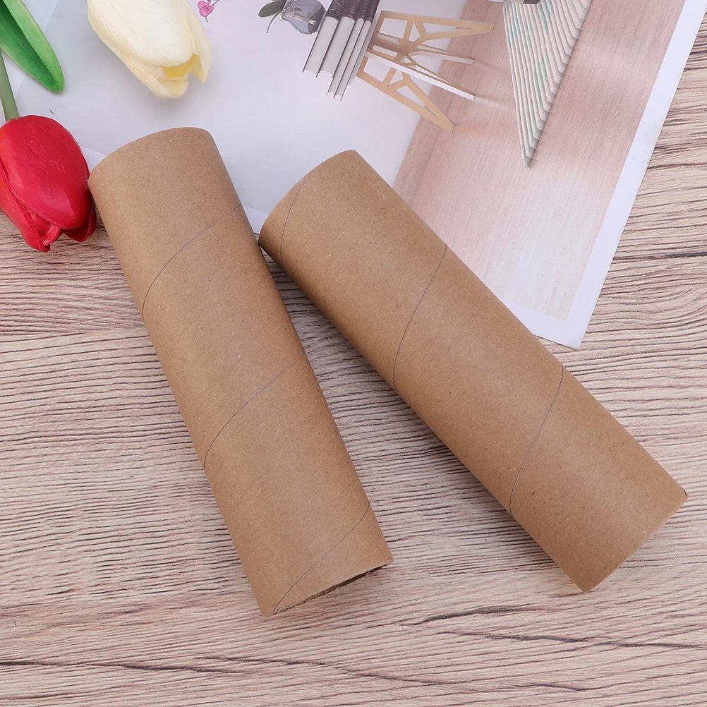 

30 Pcs Paper Tube Kraft Mailing Tubes Drawings Package Material for Paintings Round Cardboard
