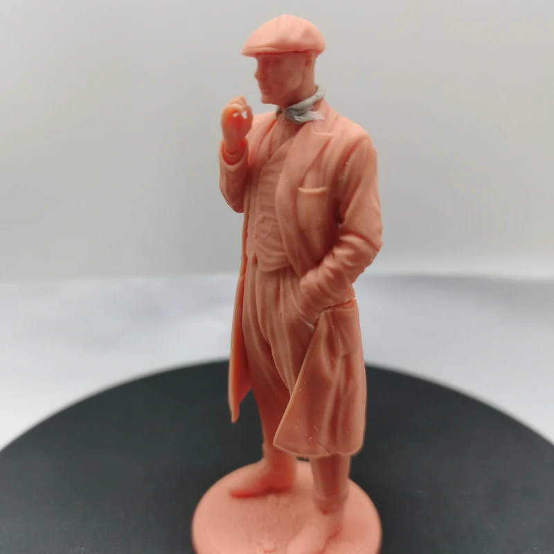 1:24 Scale 75mm Razor Party Tommy Shelby Diy Scene Resin Figure Assemble Model Kit Unassembled Unpainted StatuettesToys