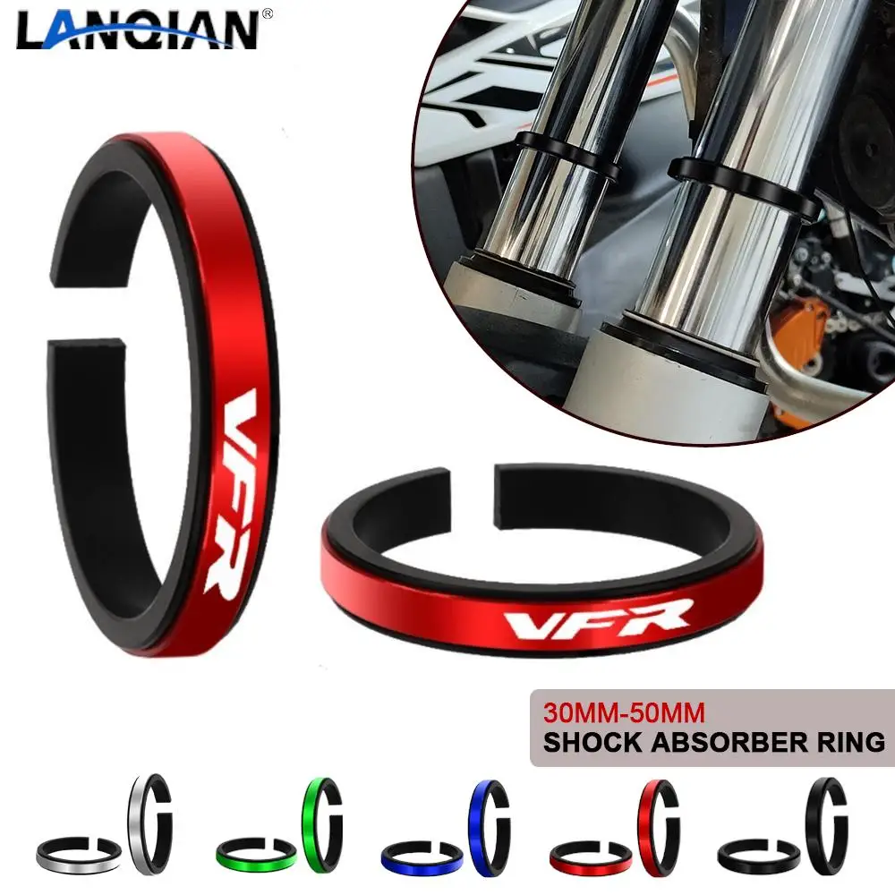 

Motorcycle Front Shock Absorber Auxiliary Adjustment Ring CNC Aluminum Accessory for HONDA VFR 400 700 750 800 1200 All Years