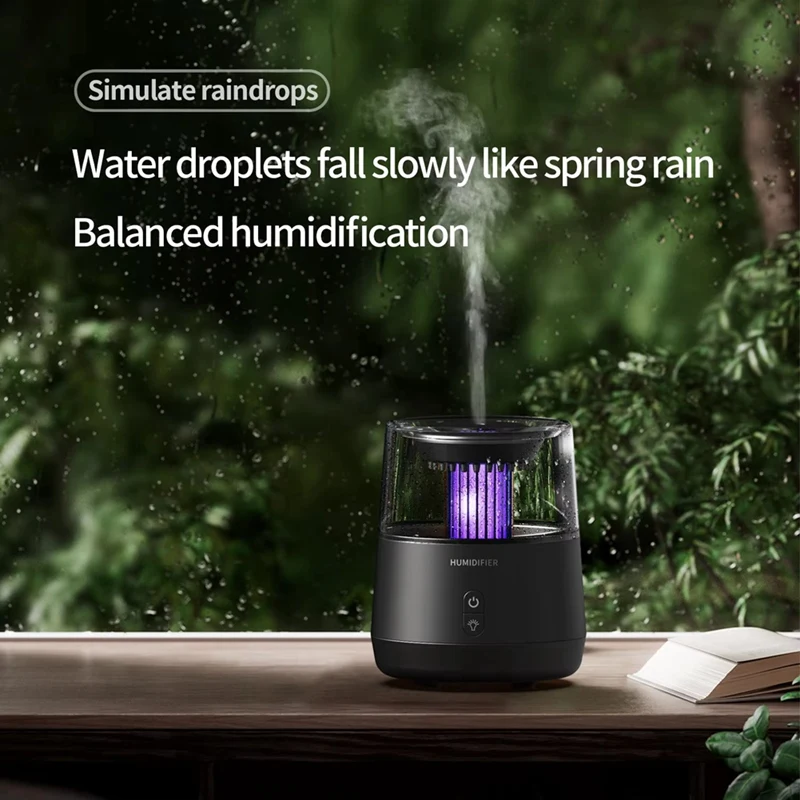 Hot Raindrop Aromatherapy Air Humidifier Diffuser For Office Home Desktop Electric Essential Oil Aroma Diffuser US Plug