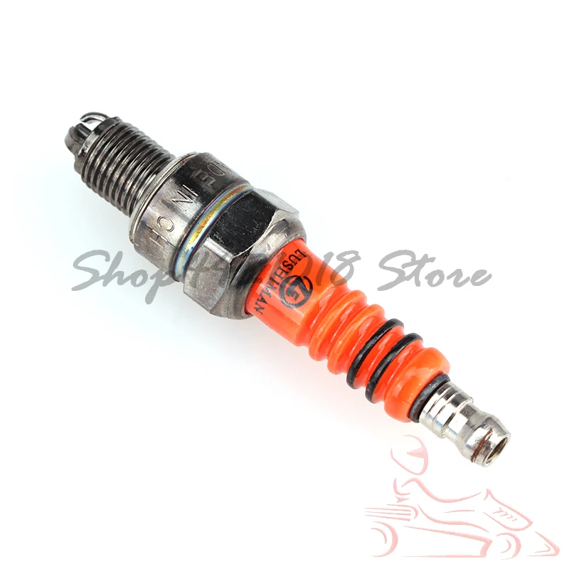 Suitable for GY6 50cc-150cc motorcycle 10mm 3 electrode accessories scooter  ATV off-road vehicle spark plug A7TJC