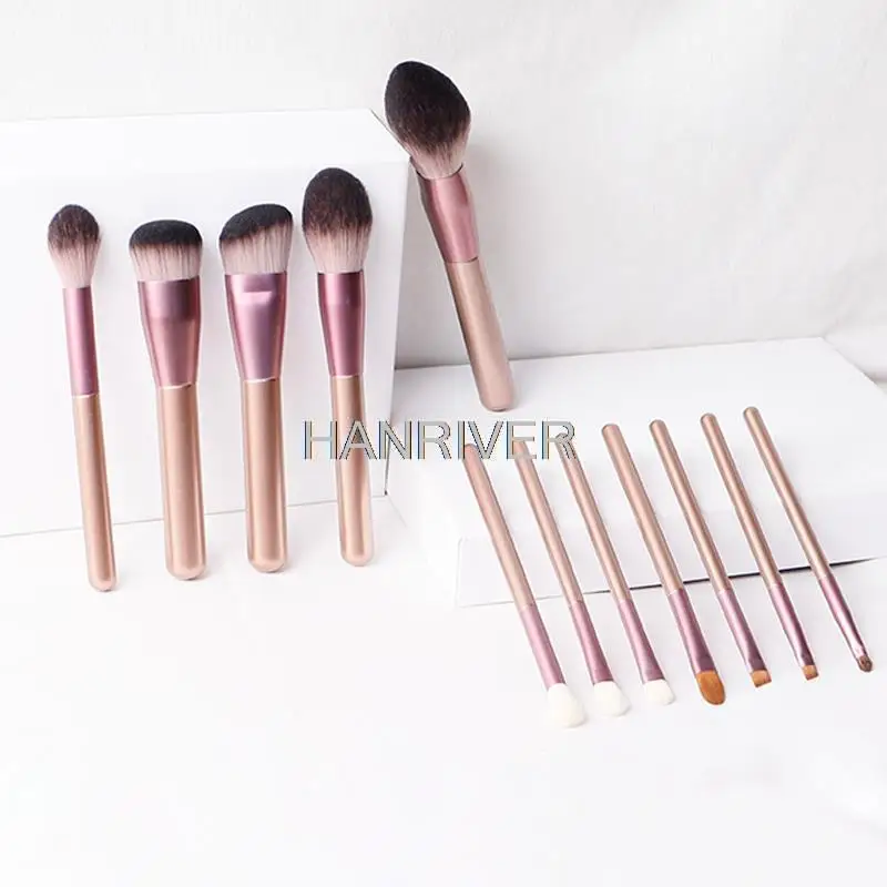 Makeup brush set-The Small grapes 12pcs cosmestic brushes-foundation&powder&blush-fiber hair beauty pens-make up tool