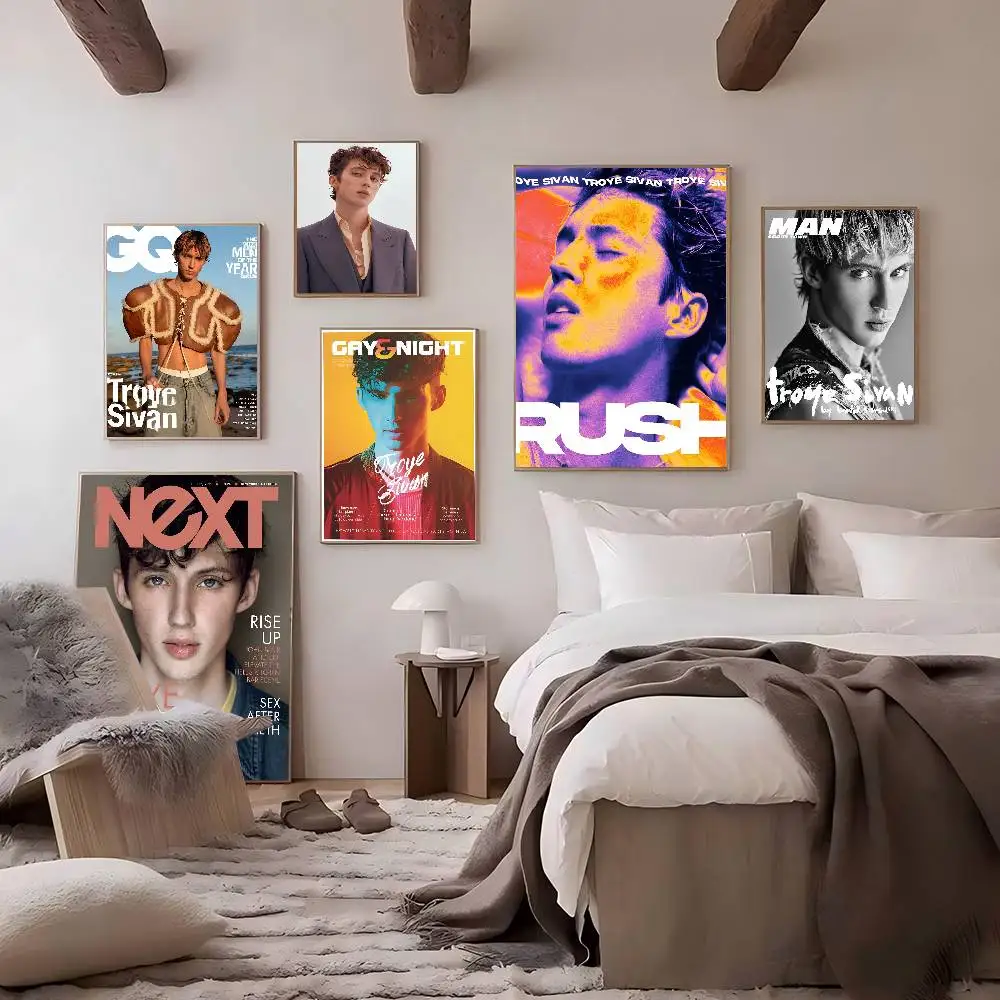 T-Troye S-Sivan Classic Movie Posters Fancy Wall Sticker For Living Room Bar Decoration Room Wall Decor