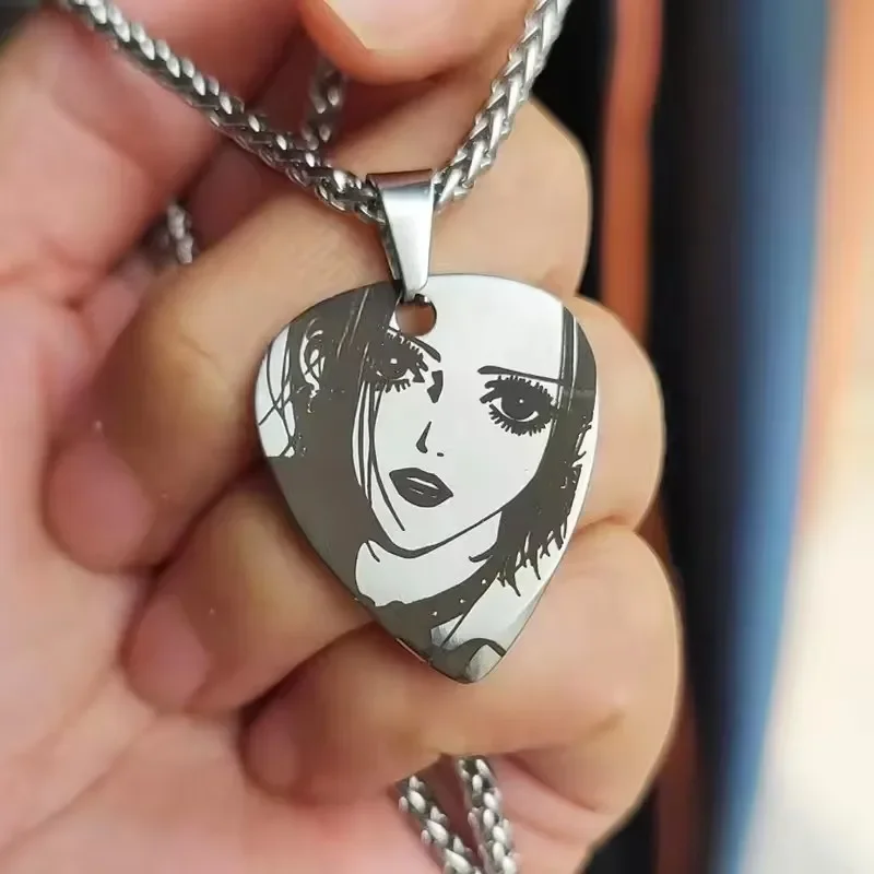 Anime NANA Oosaki Nana Cosplay Necklace Stainless Steel Laser