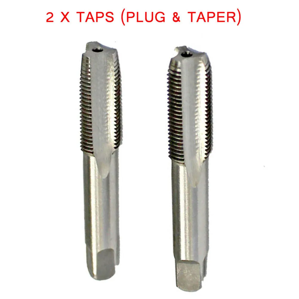 Professional Grade M10 x 1mm HSS Tapered Drill Tap Set Perfect for Industrial Applications Includes Two Pieces