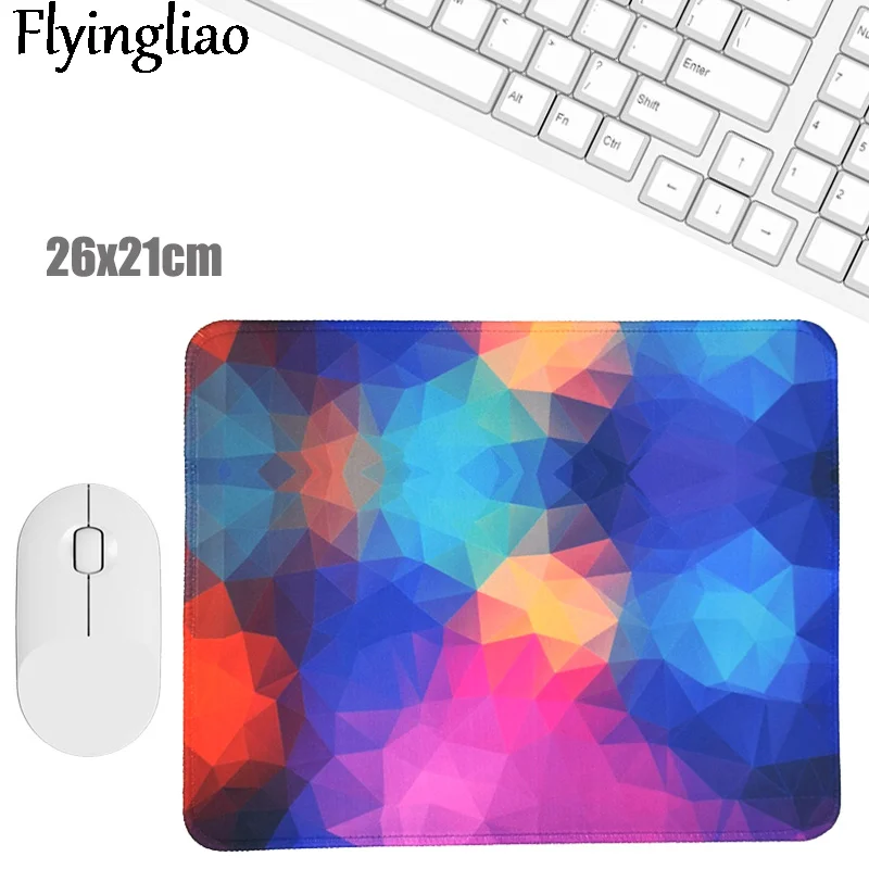 Color diamond Mouse Pad Desk Pad Laptop Mouse Mat for Office Home PC Computer Keyboard Cute Mouse Pad Non-Slip Rubber Desk Mat