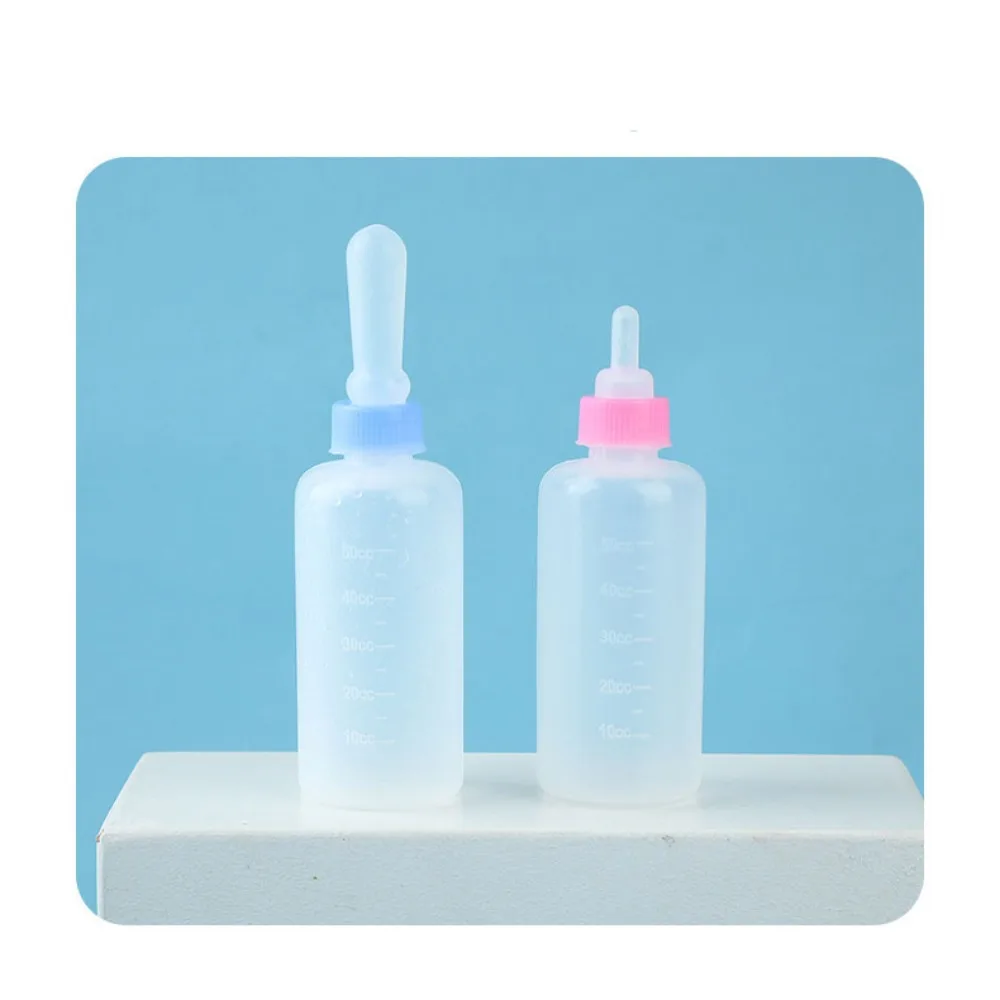 60ml Pet Milk Bottle Set Pet Silicone Milk Bottle Dog and Cat Feeding Water dispenser Pet Supplies