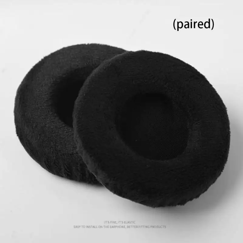 Earmuffs Long Lasting All Over The Ear Headphone Accessories Soft And Breathable Flannel Velvet Earphone Cover Earphone Case